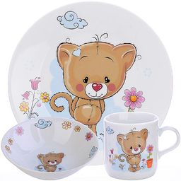 31427 Детский набор 3пр Котенок LR (х12)