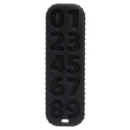 Прорезыватель для зубов «Пульт от телевизора», силикон, черный, 16 см