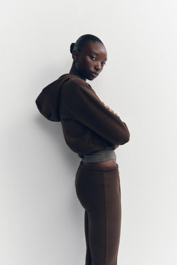 CROPPED INTERLOCK SWEATSHIRT - Zara фото 20