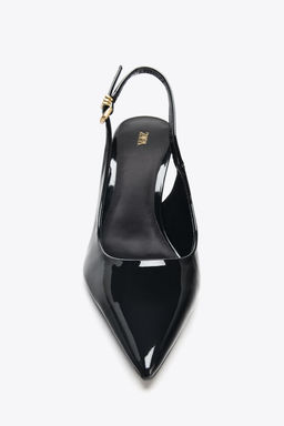 METAL BUCKLE HEELS - Zara фото 7