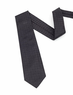 Черный шелковый галстук - Cacharel фото 6