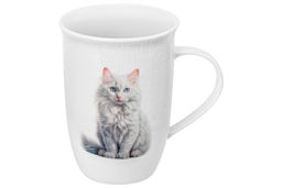 Кружка 450 мл 12*9*12,5 см Кошка Василиса, NEW BONE CHINA - Elan gallery фото 4