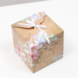 Цена за 10 шт. Коробка складная «Лучшей на свете», 12×12×12 см