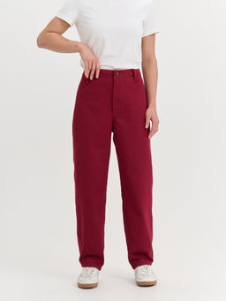 Брюки багги из денима "Брусника" женские