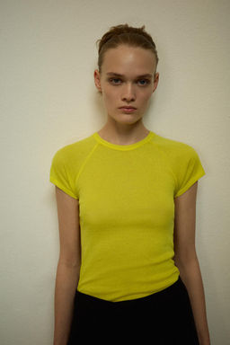 SUPIMA® SHORT SLEEVE T-SHIRT - Zara фото 5