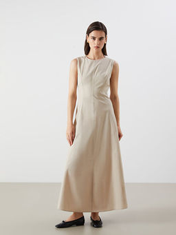 Bisiklet Yaka Poplin Belden Oturtmal? Elbise