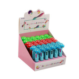 Цена за 36 шт. Ручка шариковая автоматическая 4-х цветная, мини, "Машина", МИКС