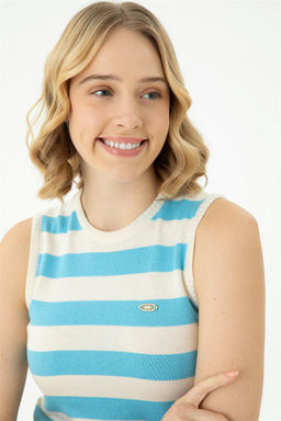 Женский бирюзовый свитер - U.s. polo assn фото 2