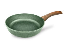 Сковорода индукционная ECO WAY несъемная ручка, 24 см - Нева металл посуда фото 6