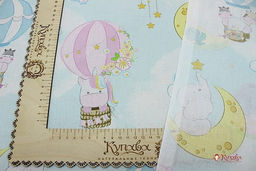 Перкаль Сказочное путешествие, СОРТ2, ш.1.5м, хлопок-100%, 105гр/м.кв - Купава фото 3