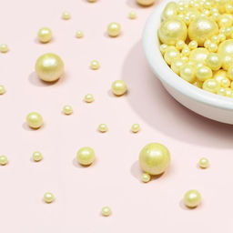 Посыпка кондитерская Жемчуг, взорванные зерна риса, жёлтый микс, 50 г - Simaland фото 3