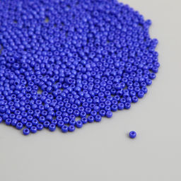 Бисер стекло 12/0 «Синий», ровный №683, 450 г