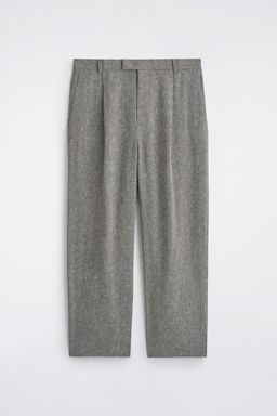 PANTAL?N DE LINO RELAXED FIT WIDE LEG