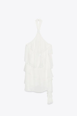 RUFFLED MINI DRESS - Zara фото 6