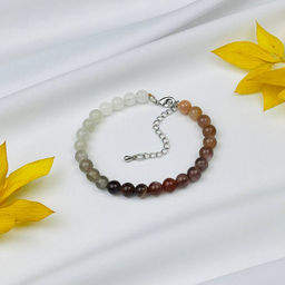 Браслет из Лунного камня градиент