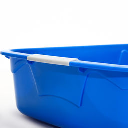 Туалет с бортом и сеткой, 45х34х15 см, синий/серый