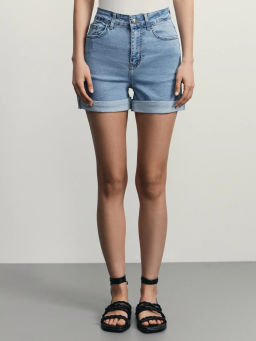 Джинсовые шорты mom fit / Zarina  фото 3