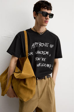 SLOGAN PRINT T-SHIRT - Zara фото 5