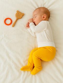 Ползунки короткие желтые