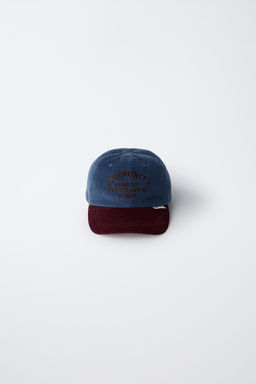 CONTRAST CORDUROY CAP