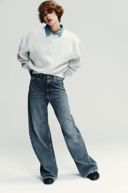 TRF HIGH-WAIST EXTRA WIDE-LEG JEANS