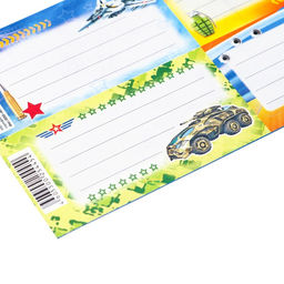 Цена за 20 шт. Наклейки на тетрадь Военная техника 11 х 17 см, МИКС - Simaland фото 3