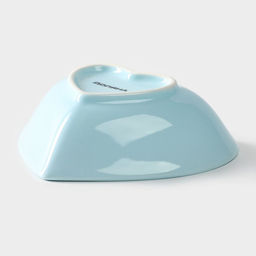 Салатник Доляна «Сердце», 130 мл, 12.5×11.5 см, керамика, голубой