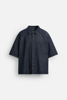 RELAXED FIT DENIM SHIRT - Zara фото 7