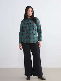 B?y?k Beden Wideleg Kad?n Jean Pantolon