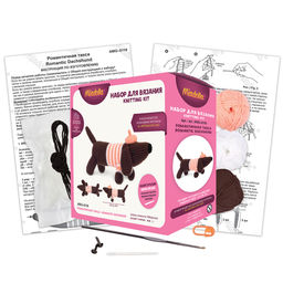 Набор для вязания Miadolla AMG-0119 Романтичная такса  фото 5