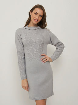 Платье женское 5212-2464. 66/03 сталь