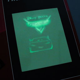 Набор для рисования в темноте «Магия света», Тачки