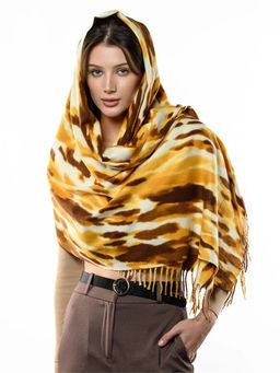 Яркий палантин с анималистичным принтом - Pretty mania фото 7