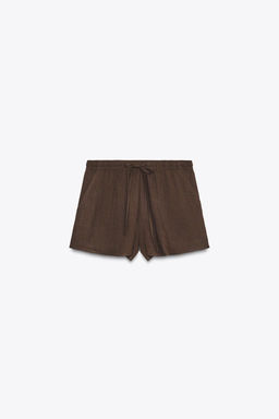MINI SHORTS WITH DRAWSTRING - Zara фото 12
