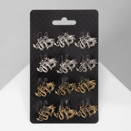 Цена за 12 шт. Брошь Дракон (неделимая фасовка 12 шт., цена за шт.), цвет МИКС