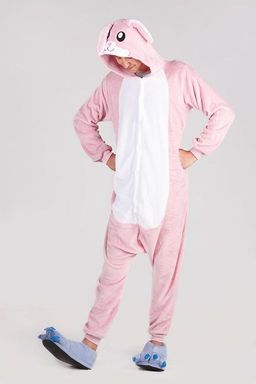 Пижама кигуруми Зайка розовый