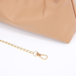 Сумка-багет на молнии, цвет светло-коричневый - Simaland фото 6