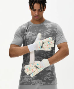 Перчатки вратарские JOGEL Legend SL4 Roll Negative, белый  фото 6