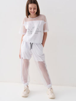 12621018 Брюки трикотажные для девочек