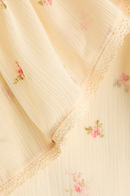 Blusa de gasa con efecto arrugado - H&m фото 3
