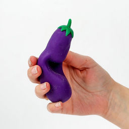 Антистресс игрушка - мялка «Баклажан»