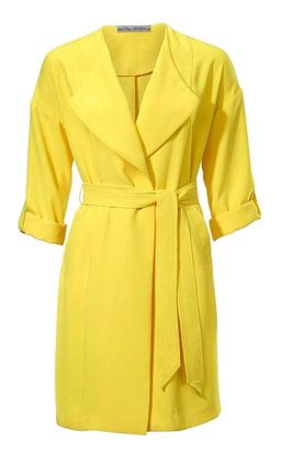 Пальто, желтое - Ashley brooke фото 2