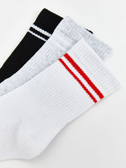 ?izgili Erkek Bebek Soket ?orap 3l?