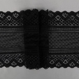 Кружево BLITZ эластичное 180 мм BLST-30 на бобине Турция черный