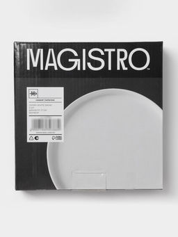 Тарелки Magistro White Snow, набор 2 шт., d=16.5 см, фарфор, белые