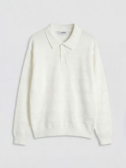 Polo Yaka Erkek ?ocuk Triko Kazak