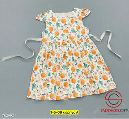 Платье летнее детское с принтом