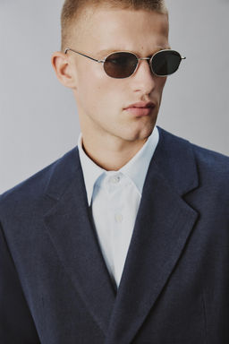 BLAZER CRUZADA TRAJE LINO - ALGOD?N / ?ndigo