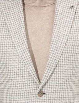 Светло-серая приталенная куртка - Cacharel фото 6