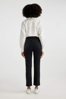 Джинсовые брюки прямого кроя длиной до щиколотки с высокой талией Mary - Defacto фото 6